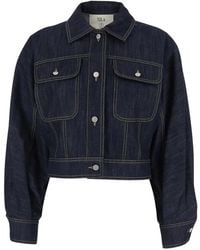 Tela - Jassen ,Blauw ,Denim Binaca Denim Jacket - Lyst