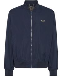 Philipp Plein - Jassen ,Blauw ,Leer Bomberjack - Lyst