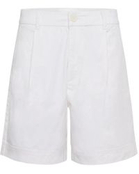 Part Two - Korte Broeken ,Wit ,Katoen Bonni Pw Sho Shorts - Lyst