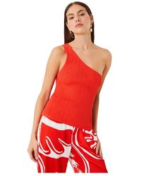 Suncoo - Sleeveless Tops - Lyst