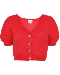 American Dreams - Truien & Vesten ,Rood ,Wol Harper Cardigan - Lyst