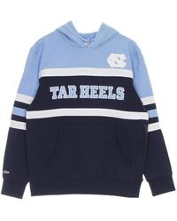 Mitchell & Ness - Unc Tar Heels Hoodie/Blauw - Lyst