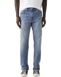 Levi's - 502 Taper Linnen+ Denim Jeans - Lyst