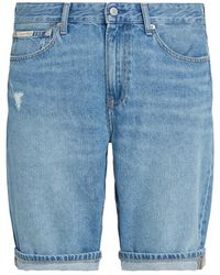 Calvin Klein - Denim Shorts - Lyst