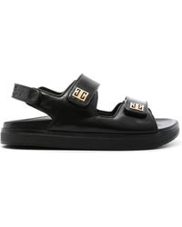 Givenchy - Schwarze sandalen mit 4g-motivdesign - Lyst