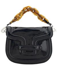 Pierre Hardy - Leder schultertasche mit kettenriemen - Lyst