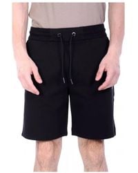 BOSS - Korte Broeken ,Zwart ,Katoen Leoni 01 Shorts - Lyst