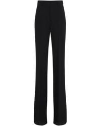 Sportmax - Flared Trousers With Structured Waistband - Lyst