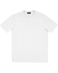 Slowear - Tops ,Wit ,Katoen Slim-Fit Ice Cotton T-Shirt - Lyst