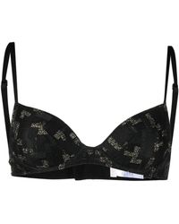 Eres - Blumenspitze Dessous Bh Schwarz - Lyst