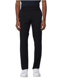 Armani Exchange - Leather Trousers - Lyst
