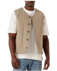 SELECTED - Beiges Gilet Für Stilvolle Männer - Lyst
