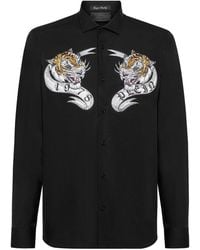 Philipp Plein - Slim Fit Tattoo Shirt - Lyst