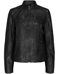 Notyz - Klassiek Leren Bikerjack - Lyst