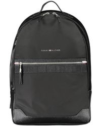 Tommy Hilfiger - Schwarzer rucksack mit laptopfach - Lyst