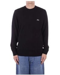 Lacoste - Schwarze pullover für männer - Lyst