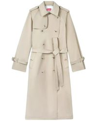 KENZO - Trench Coats - Lyst