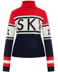 Perfect Moment - Truien & Vesten ,Rood ,Wol Schild Turtleneck - Lyst