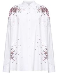 Dries Van Noten - Overhemden ,Wit ,Katoen Shirts Wit - Lyst