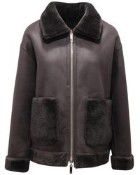 Marella - Faux Fur & Shearling Jackets - Lyst