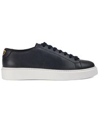 Doucal's - Textured Leather Sneakers - Lyst