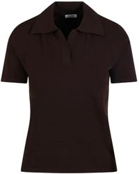 Roberto Collina - Polo Mc Scollo A V Maniche Corte - Lyst
