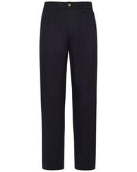 Philippe Model - Broeken ,Blauw ,Katoen Broek - Lyst