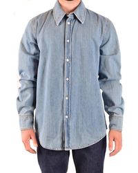 Calvin Klein - Shirt Azul - Lyst