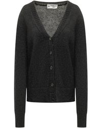 Fiorucci - Truien & Vesten ,Zwart ,Lip Button Cardigan - Lyst