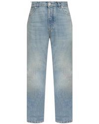 McQueen - Jeans ,Blauw ,Katoen Straight Leg Jeans - Lyst