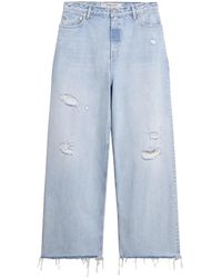 Golden Goose - Zerstörte Gebleichte Denim Boyfriend Jeans - Lyst