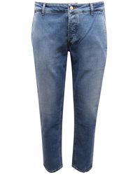 BE ABLE - Jeans ,Blauw ,Katoen Davis Shorter T.A. Broek - Lyst