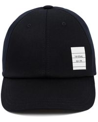 Thom Browne - Accessoires ,Blauw ,Katoen Baseballpet - Lyst
