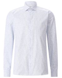 Stenströms - Overhemden ,Wit ,Katoen Long-Sleeve Paisley Shirt - Lyst