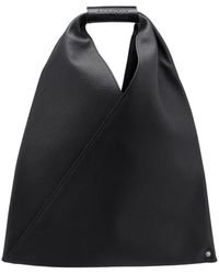 MM6 by Maison Martin Margiela - Borsa giapponese in pelle con cucitura iconica - Lyst