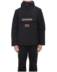 Napapijri - Fitness ,Zwart ,Rainforest Pocket 2 Jacket - Lyst