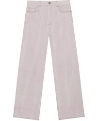 Ganni - Straight Fit Jeans - Lyst