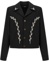 Amiri - Western Jacket With Embroideries - Lyst