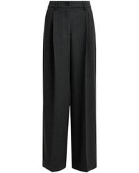 Essentiel Antwerp - Invest High-Waist Weit Geschnittene Hose Dunkelgrau - Lyst