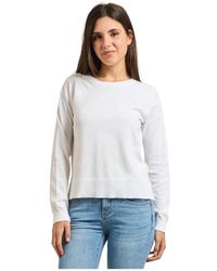K-Way - Truien & Vesten ,Wit ,Katoen Domitine Cotton Sweater - Lyst