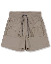 10Days - Crinkle Utility Shorts - Lyst