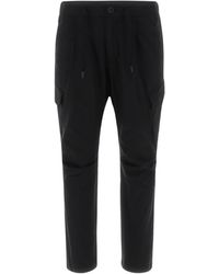 Herno - Pantaloni neri con vita elastica - Lyst
