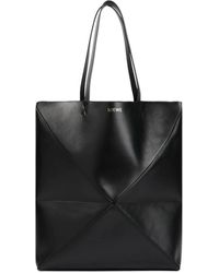 Loewe - Puzzle fold large tote tasche - Lyst