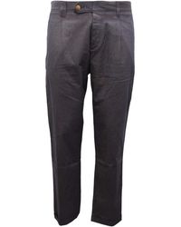 Officina 36 - Straight Trousers - Lyst