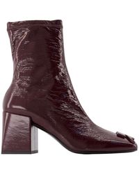 Courreges - Reedition Vinyl Ankle Boots - Lyst