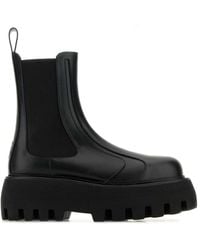 McQueen - Leather Sofa Chelsea Boots - Lyst