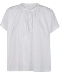 Aspesi - Tie-Collar Shirt - Lyst