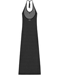 Courreges - Long Mesh Halter Neck Cover Up - Lyst