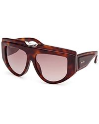 Max Mara - Stilvolle havana braune sonnenbrille,stilvolle sonnenbrille in schwarz und grau - Lyst