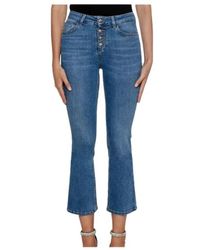 Liu Jo - Cropped Jeans - Lyst